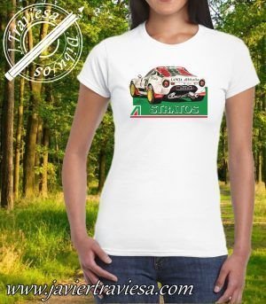 CAMISETA MUJER LANCIA STRATOS ALITALIA