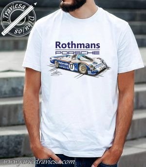 CAMISETA CON EL DIBUJO DEL PORSCHE 962