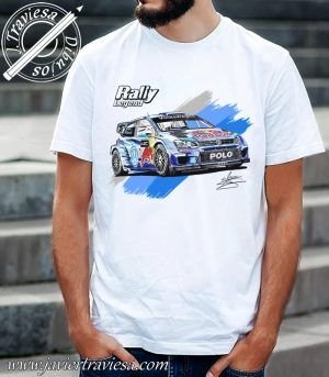 CAMISETA CON EL DIBUJO DEL VOLKSWAGEN POLO WRC