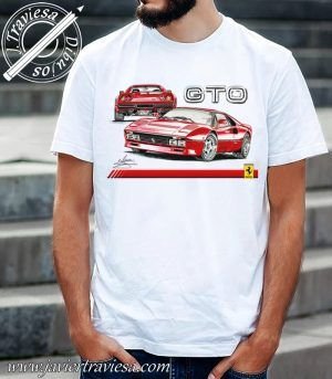 CAMISETA CON DIBUJO DEL FERRARI 288 GTO