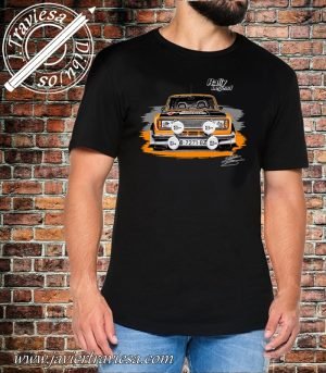 CAMISETA SEAT 124 RALLY MONTECARLO BLACK