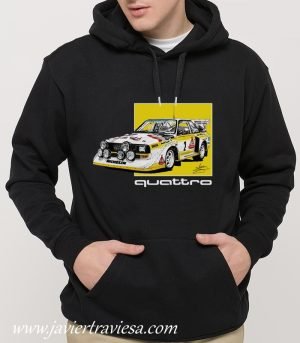 SUDADERA AUDI SPORTQUATTRO S1 E2 BLACK