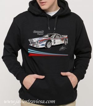 SUDADERA LANCIA 037 RALLY BLACK