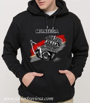 SUDADERA MOTO MONTESA BLACK