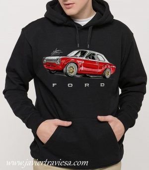 SUDADERA FORD ESCORT MK1 BLACK