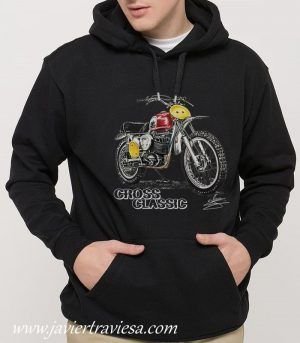 SUDADERA CROSS CLASSIC HUSQVARNA 400 BLACK