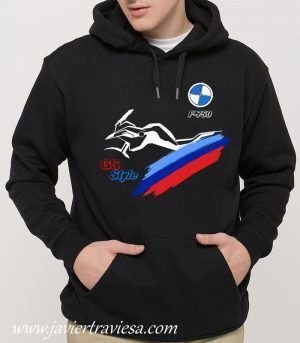 SUDADERA MOTO BMW F750GS BLACK