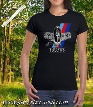 CAMISETA MUJER BMW BOXER BLACK