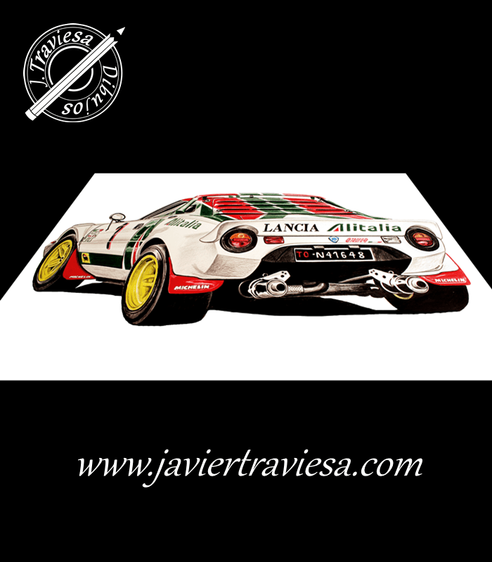 CAMISETA LANCIA STRATOS black - Imagen 3