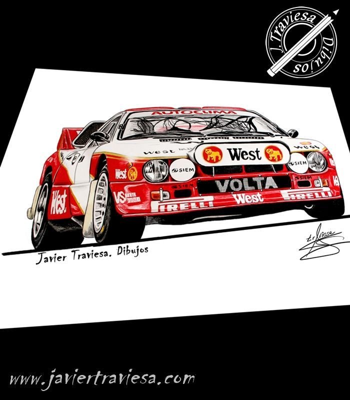 TAZA LANCIA 037 WEST GRUPO B - Imagen 3