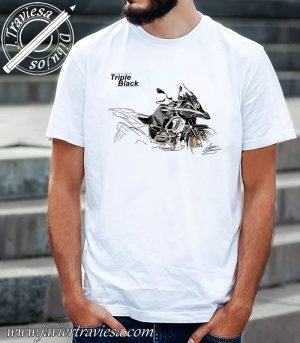 CAMISETA MOTO BMW R1250GS TRIPLE BLACK