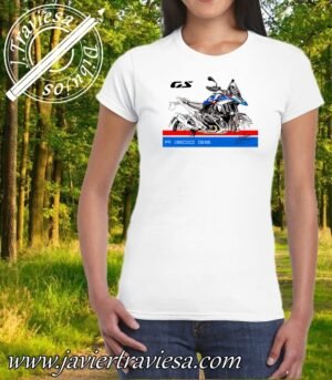 CAMISETA MUJER MOTO BMW R1300GS