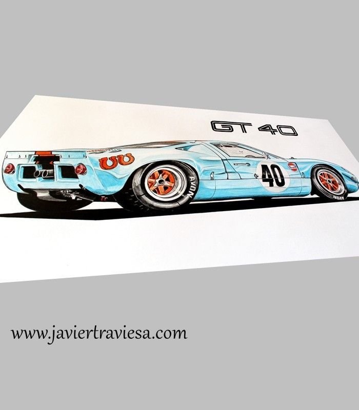 CAMISETA FORD GT40 LE MANS - Imagen 3