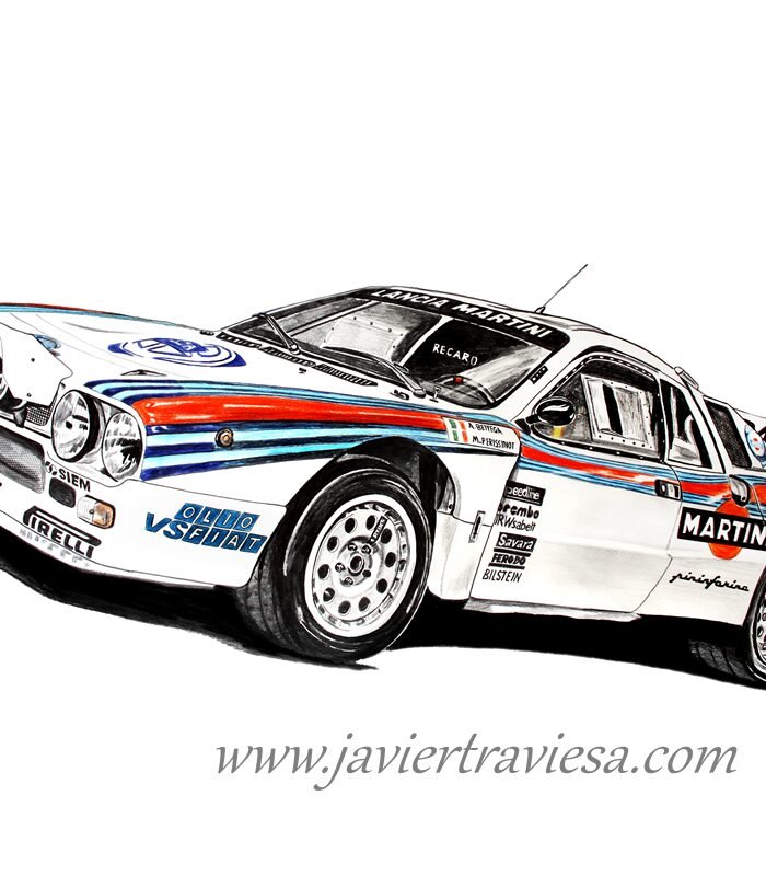 SUDADERA LANCIA 037 RALLY BLACK - Imagen 3