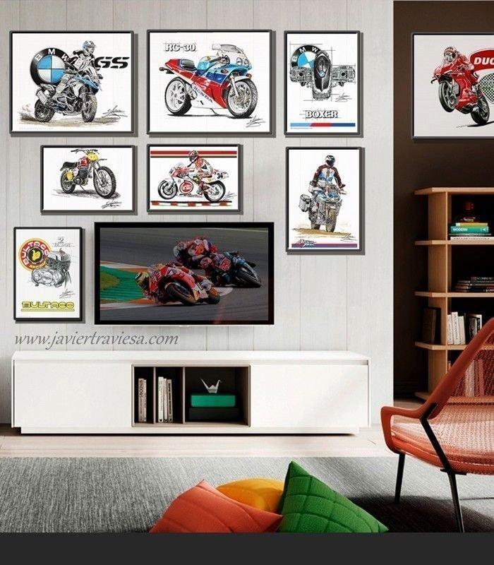 POSTER HUSQVARNA 400 CROSS - Imagen 3