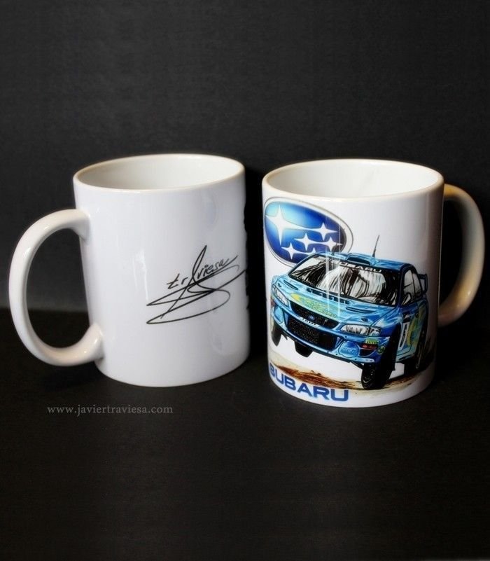 TAZA RALLY SUBARU IMPREZA WRC