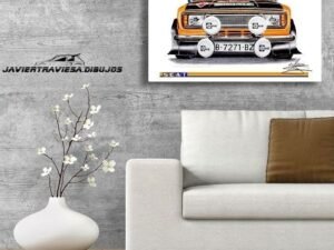 POSTER SEAT 124D 1800 Rally Montecarlo