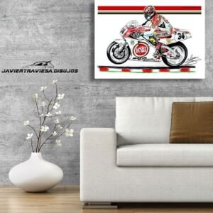 POSTER SUZUKI RGV500 gp