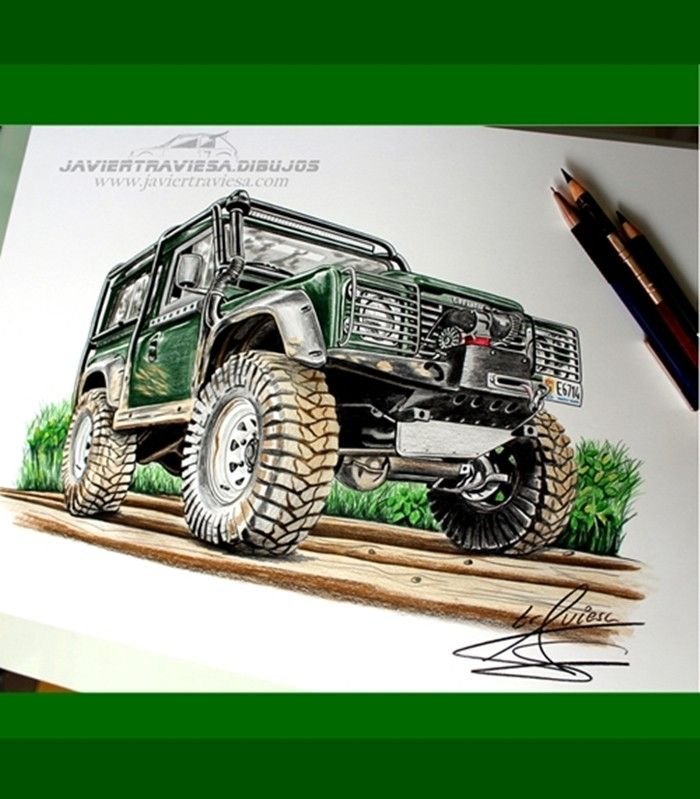 CAMISETA CON DIBUJO DE LAND ROVER DEFENDER - Imagen 3