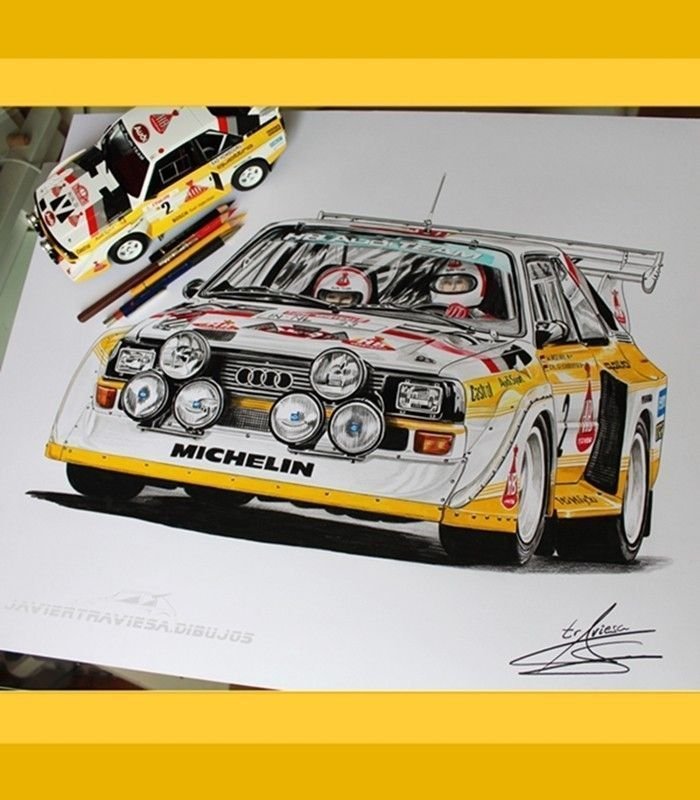 SUDADERA AUDI SPORTQUATTRO S1 W. ROEHRL- C. GEISTDOERFER - Imagen 3