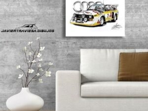 Poster AUDI SPORT QUATTRO S1 GRUPO B