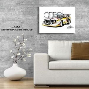 Poster AUDI SPORT QUATTRO S1 GRUPO B