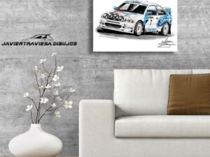 Poster FORD ESCORT COSWORTH WRC