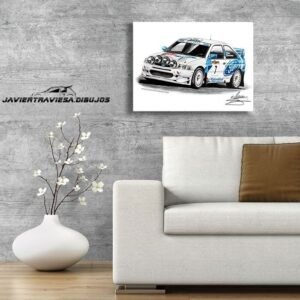 Poster FORD ESCORT COSWORTH WRC