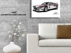 POSTER LANCIA 037 MARTINI RACING GRUPO B