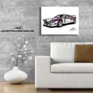 POSTER LANCIA 037 MARTINI RACING GRUPO B