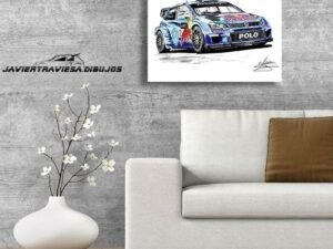 Poster WOLSKWAGEN POLO WRC