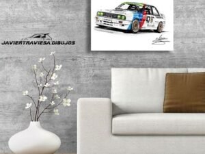 POSTER BMW M3 E30 DTM