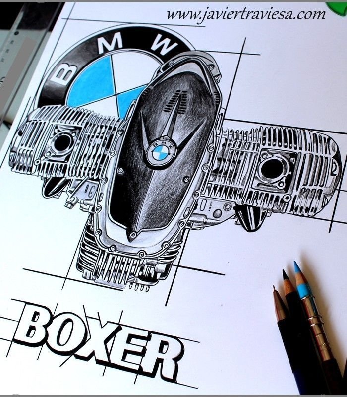 CAMISETA MUJER BMW BOXER - Imagen 3