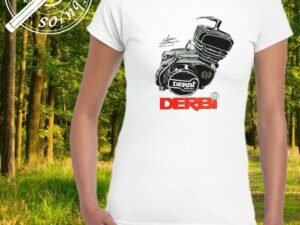 CAMISETA MUJER MOTOR DERBI