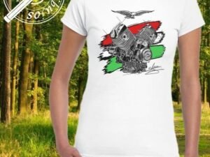 CAMISETA MUJER MOTOR MOTO GUZZI