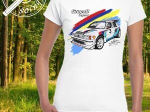 Camiseta Mujer PEUGEOT 205 TURBO 16 GRUPO B