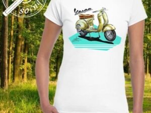 CAMISETA MUJER VESPA CLASICA