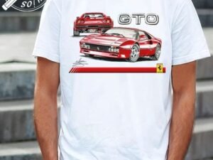 CAMISETA CON DIBUJO DEL FERRARI 288 GTO