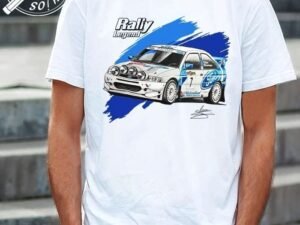 CAMISETA CON DIBUJO DEL FORD ESCORT COSWORTH WRC