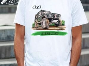 CAMISETA CON DIBUJO DE LAND ROVER DEFENDER
