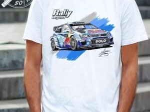 CAMISETA CON EL DIBUJO DEL VOLKSWAGEN POLO WRC