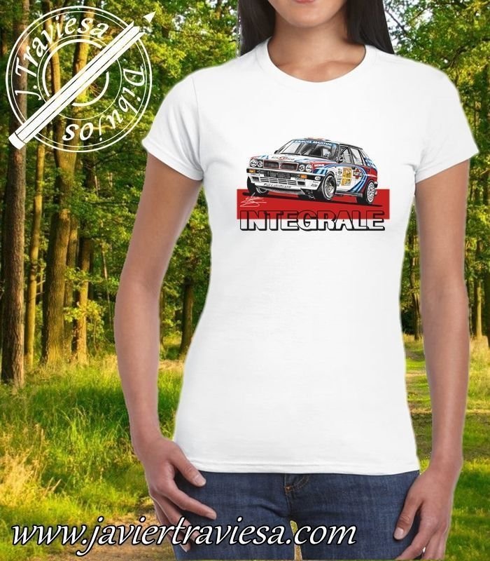 CAMISETA MUJER LANCIA DELTA INTEGRALE MARTINI RACING