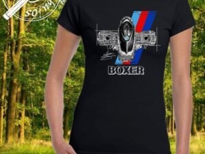 CAMISETA MUJER BMW BOXER BLACK