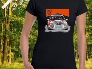 CAMISETA MUJER FORD SIERRA COSWORTH RALLY BLACK
