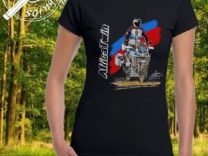 CAMISETA MUJER HONDA AFRICA TWIN BLACK