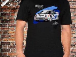 CAMISETA FORD RS200 RALLY BLACK