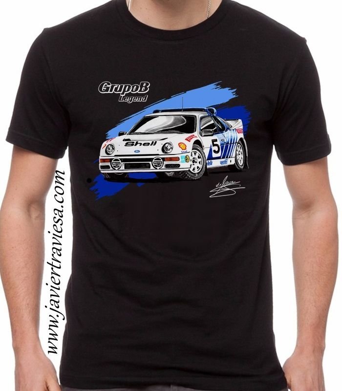 SUDADERA FORD RS200 RALLY BLACK - Imagen 2