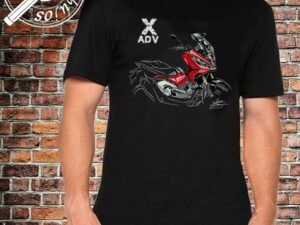 CAMISETA MOTO BLACK HONDA XADV
