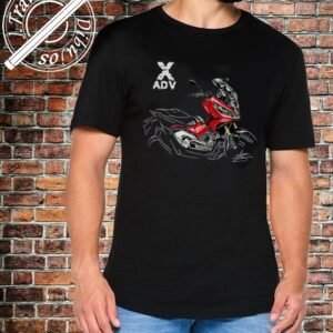 CAMISETA MOTO BLACK HONDA XADV