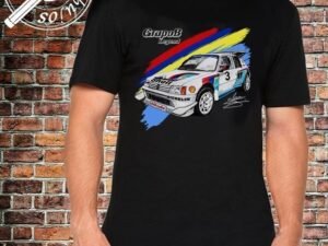 CAMISETA RALLY PEUGEOT 205 TURBO 16 BLACK